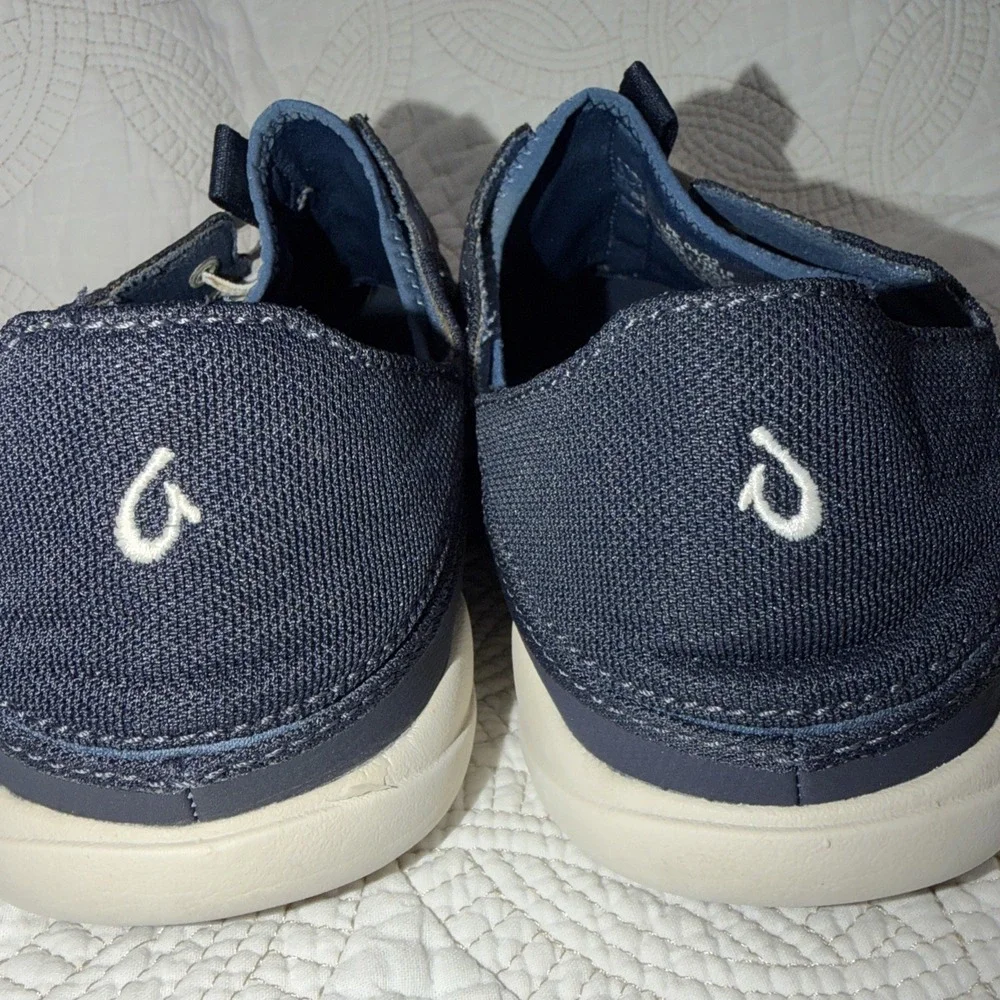Olukai Men's Moku Pae Casual Boat Beach Slip-On Sz 9.5 Shoes